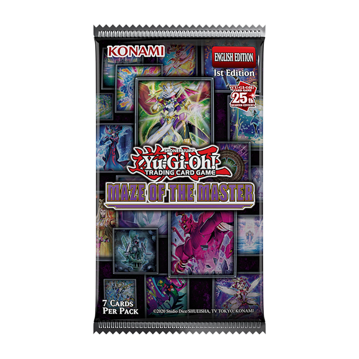 Yu-Gi-Oh! trading card game pack with colorful artwork on a white background