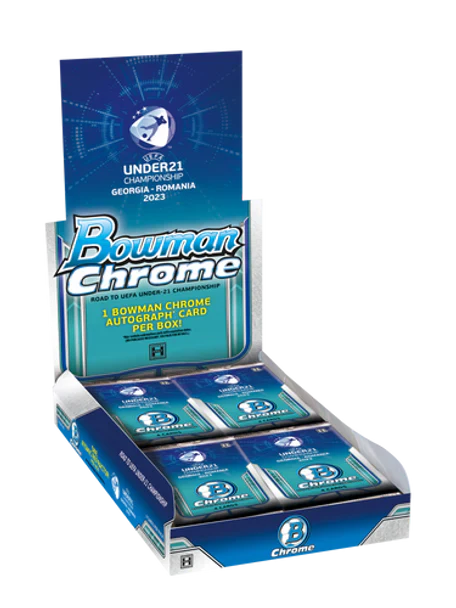 Topps Bowman Chrome UEFA Under-21 Championship 2023 Hobby Box (20 Packs)