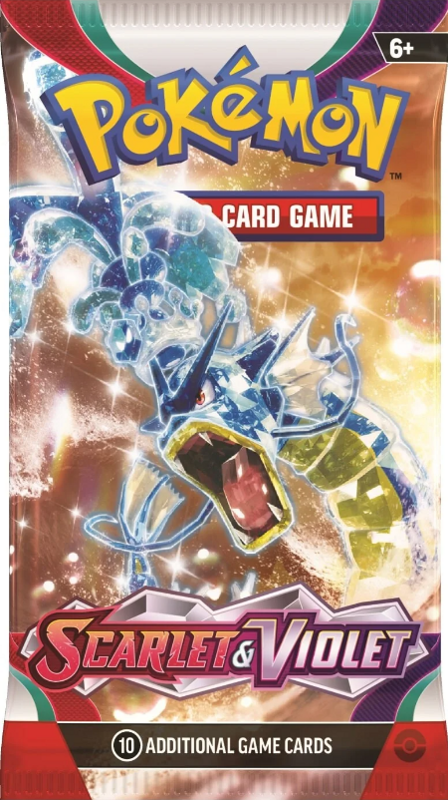 Pokémon TCG Scarlet & Violet Booster Pack sealed (10 cards) — artwork may vary