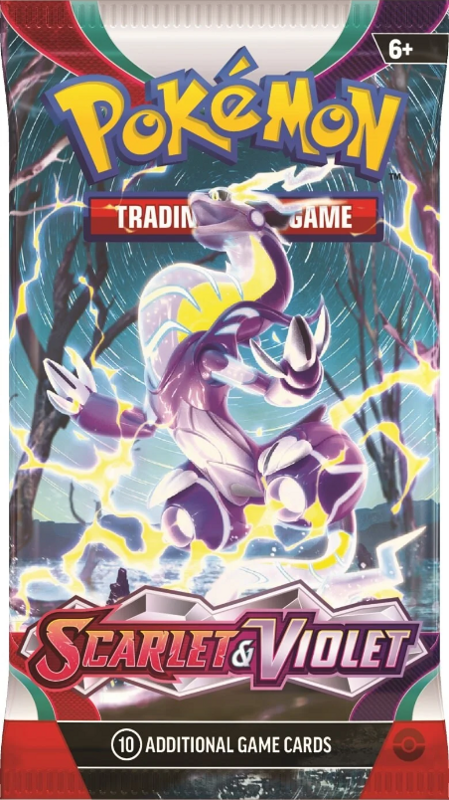Pokémon TCG Scarlet & Violet Booster Pack sealed (10 cards) — artwork may vary