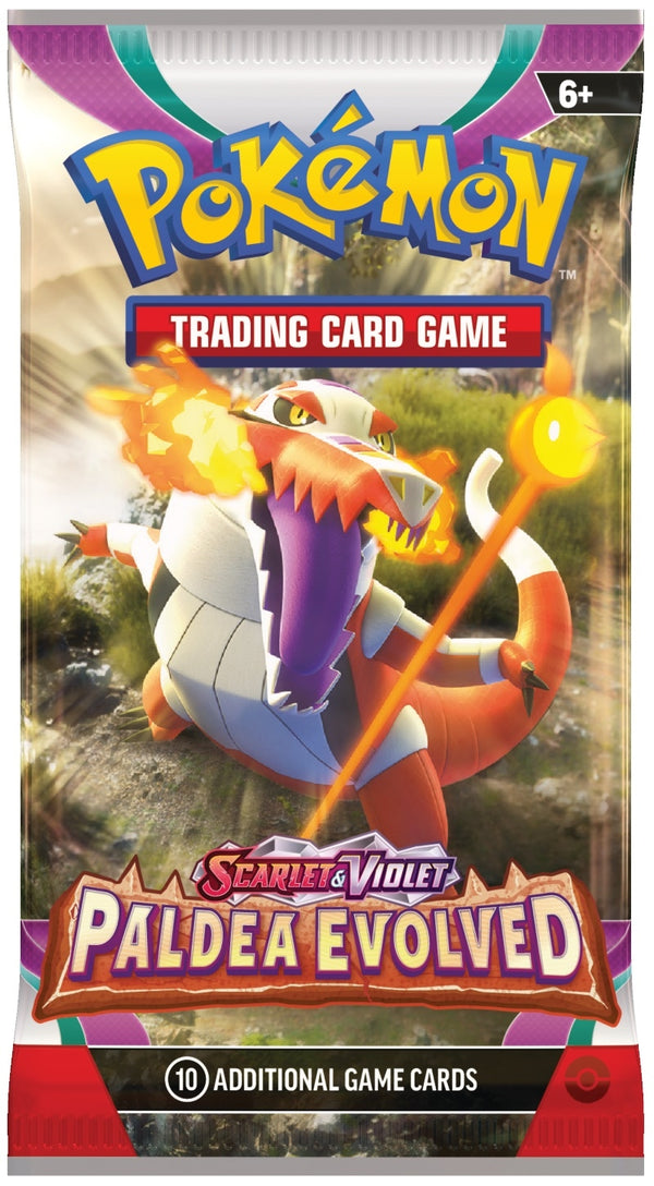 Pokémon trading card game pack featuring Paldea Evolved series