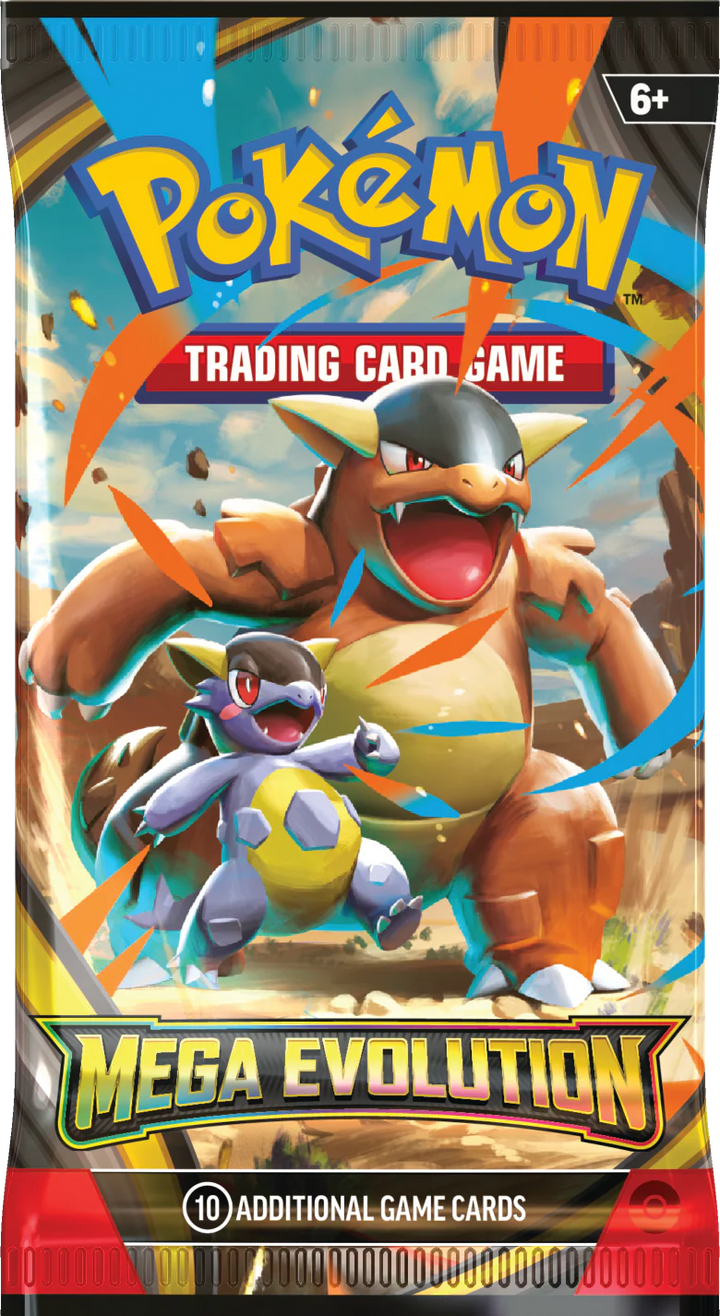 Pokémon TCG Scarlet & Violet Mega Evolution Booster Pack sealed (10 cards) — artwork may vary