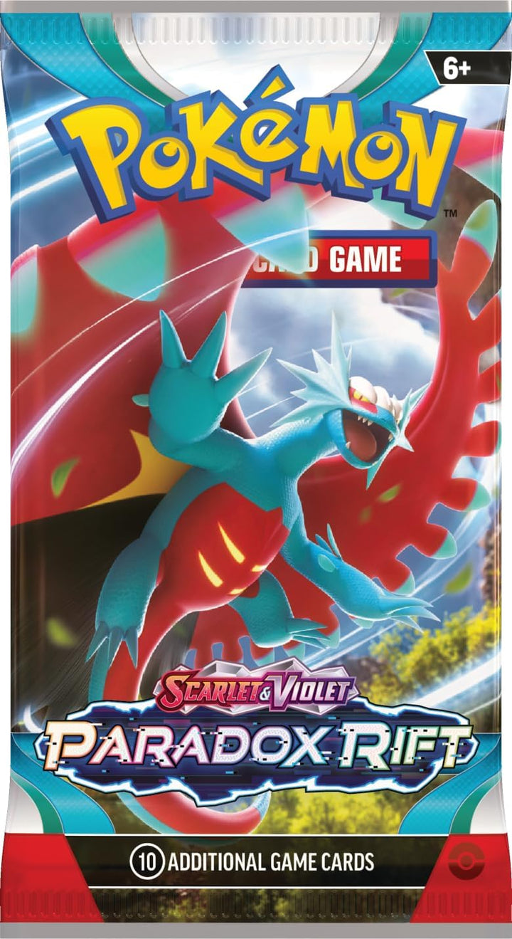 Pokémon TCG Scarlet & Violet Paradox Rift Booster Pack sealed (10 cards) — artwork may vary