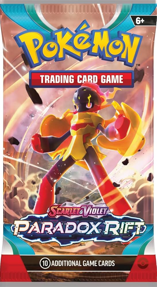 Pokémon TCG Scarlet & Violet Paradox Rift Booster Pack sealed (10 cards) — artwork may vary