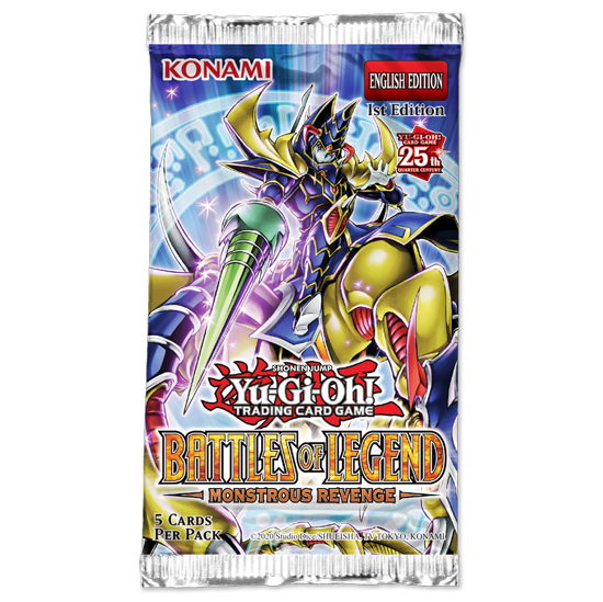 Konami Yu-Gi-Oh! trading card game pack with character illustration on a white background