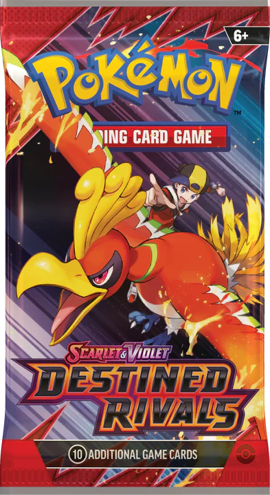 Pokémon TCG Scarlet & Violet Destined Rivals Booster Pack sealed (10 cards) — artwork may vary