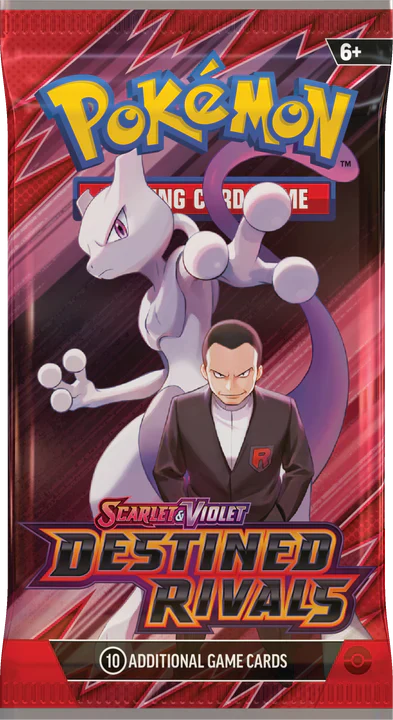 Pokémon TCG Scarlet & Violet Destined Rivals Booster Pack sealed (10 cards) — artwork may vary