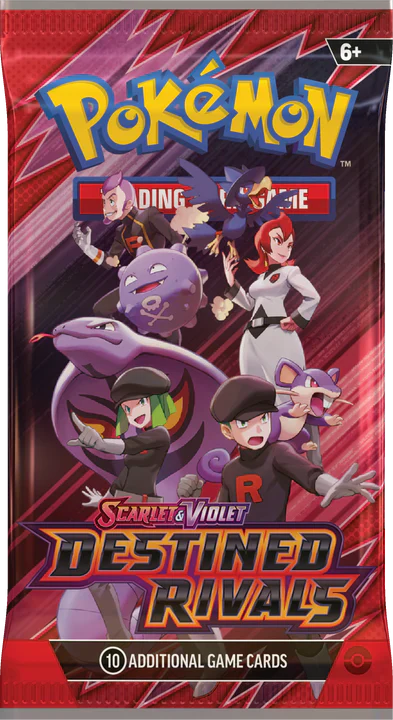 Pokémon TCG Scarlet & Violet Destined Rivals Booster Pack sealed (10 cards) — artwork may vary