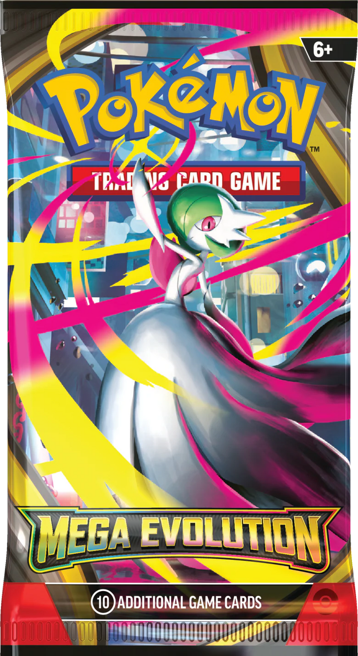 Pokémon TCG Scarlet & Violet Mega Evolution Booster Pack sealed (10 cards) — artwork may vary