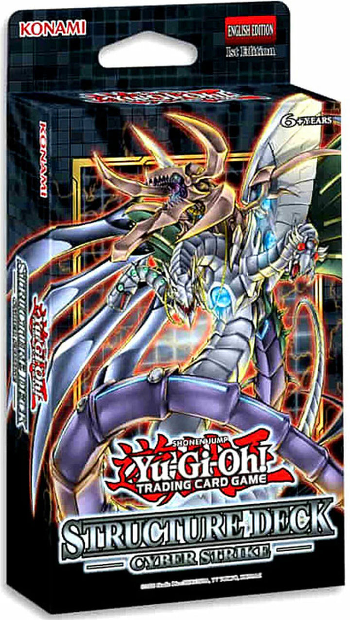 Yu-Gi-Oh! trading card game structure deck packaging with Konami branding.